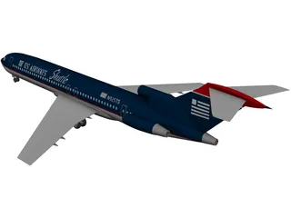 Boeing 727-300 3D Model