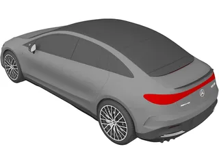 Mercedes-AMG EQE 53 (2021) 3D Model