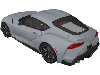 Toyota Supra (2020) 3D Model