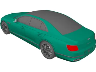 Bentley Flying Spur Hybrid (2022) 3D Model