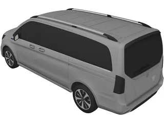 Mercedes-Benz Tourer EQV (2021) 3D Model