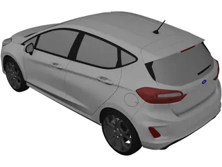 Ford Fiesta Sport (2021) 3D Model