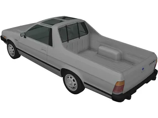 Subaru Brat GL (1981) 3D Model