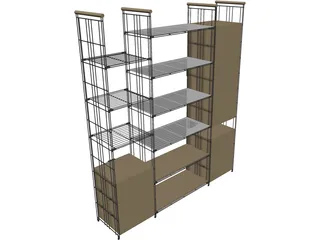 Balton Regal Shelf 3D Model