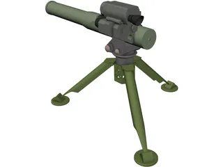 TOW Missile Launcher 3D Model