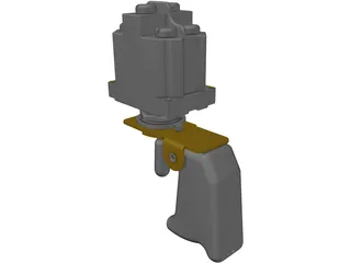Cuttler&Hammer Toggle Switch with Guard 3D Model