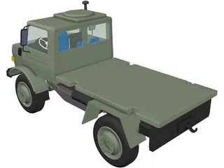 Mercedes-Benz Unimog 1300 4x4 Truck 3D Model