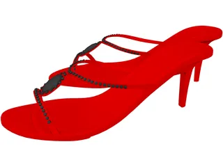 High Heel Shoes 3D Model