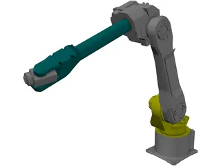 Fanuc Robotics M-16iB10L Robotic Arm 3D Model