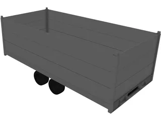 Trailer Anssems Msx 3000 3D Model