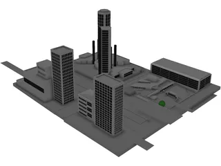 Detroit Tunnel 3D Model
