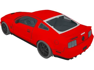 Ford Mustang Shelby GT500 3D Model