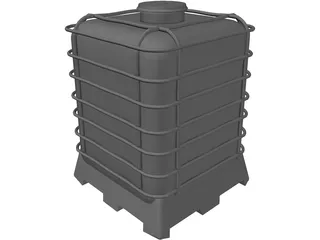 IBC Chemical Bin 3D Model