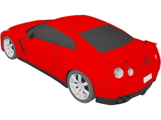 Nissan GT-R (2008) 3D Model