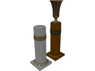 Columns 3D Model