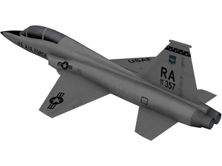 Northrop T-38 Talon 3D Model