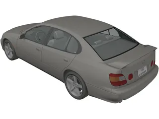 Lexus GS300 3D Model