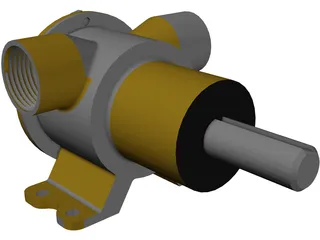 Self Primed Pump 3D Model