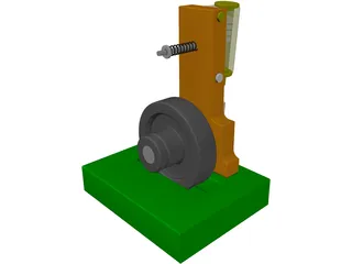 Steam Motor Assembly 3D Model