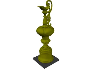 Americas Cup Trophy 3D Model