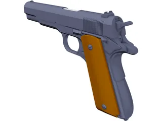 Colt 45 3D Model