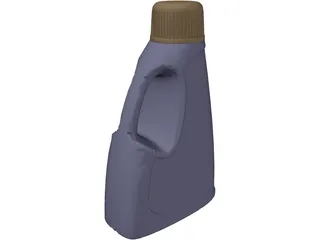 Detergent Bottle 3D Model