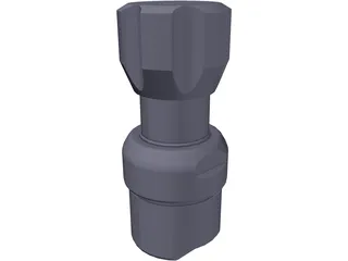 Pressure-Reducing Regulator 3D Model