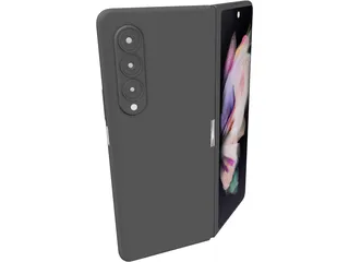 Samsung Galaxy Z Fold 3 3D Model