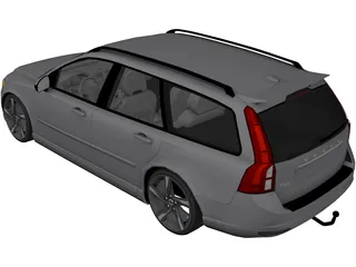Volvo V50 3D Model