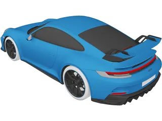 Porsche 911 GT3 (2022) 3D Model