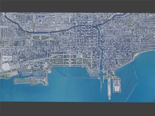 Chicago City, USA (2021) 3D Model