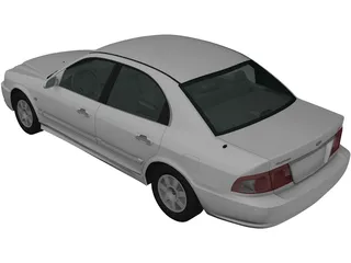 Kia Magentis (2002) 3D Model