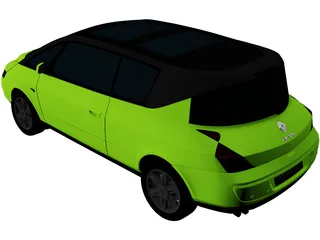 Renault Avantime (2001) 3D Model