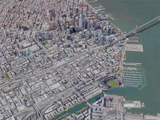 San Francisco City, USA (2022) 3D Model