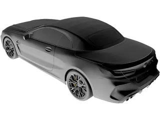BMW M8 Competition Cabrio (2020) 3D Model