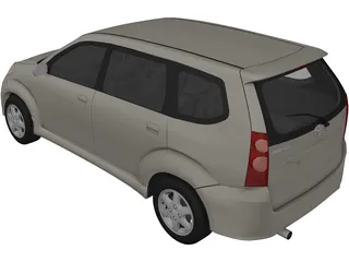 Toyota Avanza (2006) 3D Model