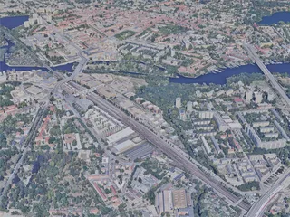 Potsdam City, Germany (2021) 3D Model