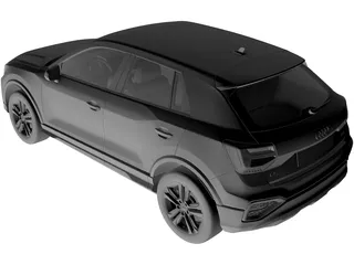 Audi Q2 (2021) 3D Model