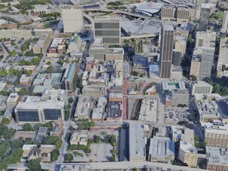 Atlanta City, GA, USA (2021) 3D Model