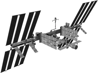 International Space Station 3D Model