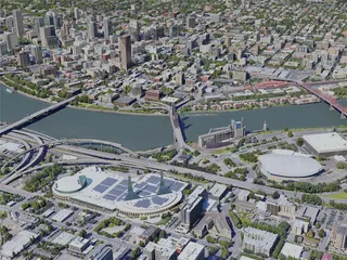 Portland City, OR, USA (2022) 3D Model