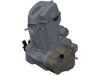 Honda CRF450 Engine 3D Model