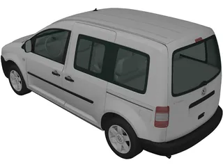 Volkswagen Caddy (2004) 3D Model