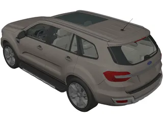 Ford Everest (2016) 3D Model
