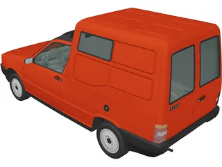 Fiat Fiorino (1988) 3D Model