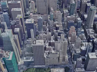 New York City, Manhattan, USA (2022) 3D Model