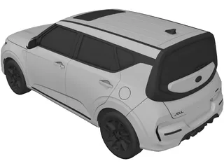 Kia Soul (2022) 3D Model