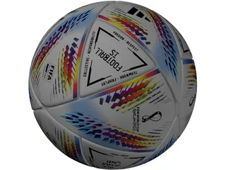 Al Rihla Ball 3D Model