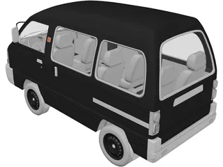 Daewoo Damas (2013) 3D Model