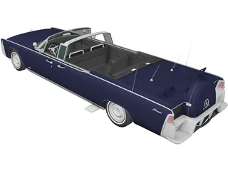 Lincoln Continental (1961) 3D Model
